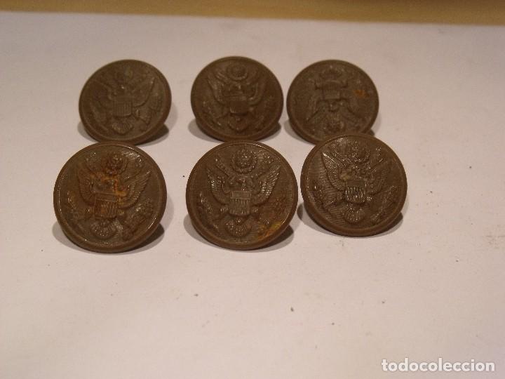 Antig&uuml;edades: 6 botones antiguos de caza - Foto 3