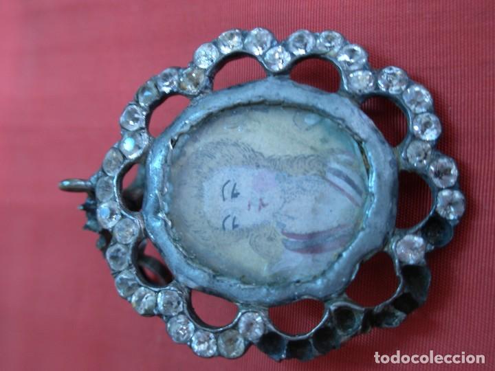Antig&uuml;edades: Medalla de plata sobre vidrio - Foto 2