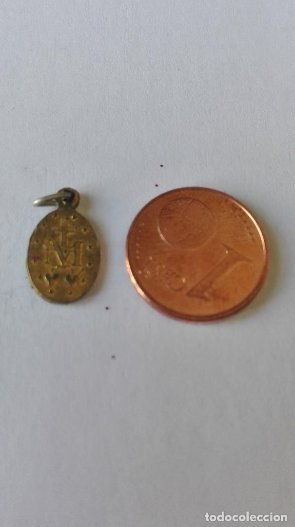 Antig&uuml;edades: Medalla virgen milagrosa - Foto 2