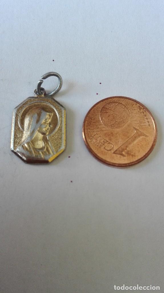 Antig&uuml;edades: Medalla virgen de lourdes - Foto 1