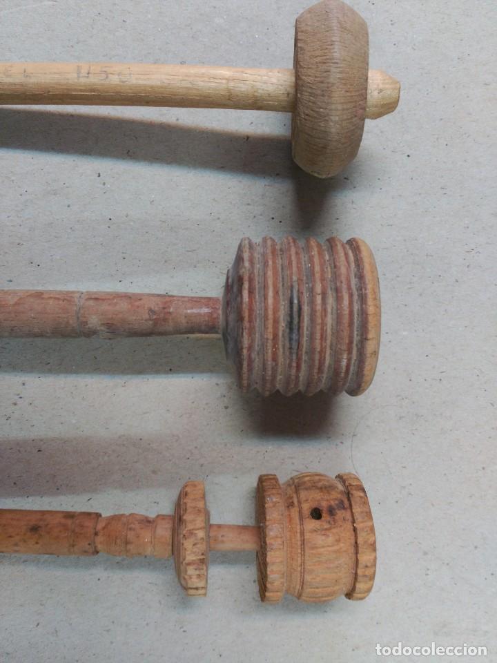 Antig&uuml;edades: PALOS DE MADERA PARA MIEL - Foto 2
