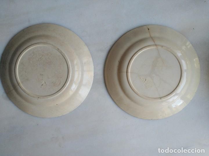 Antig&uuml;edades: DOS PLATOS PLANOS MARIANO POLA - Foto 2