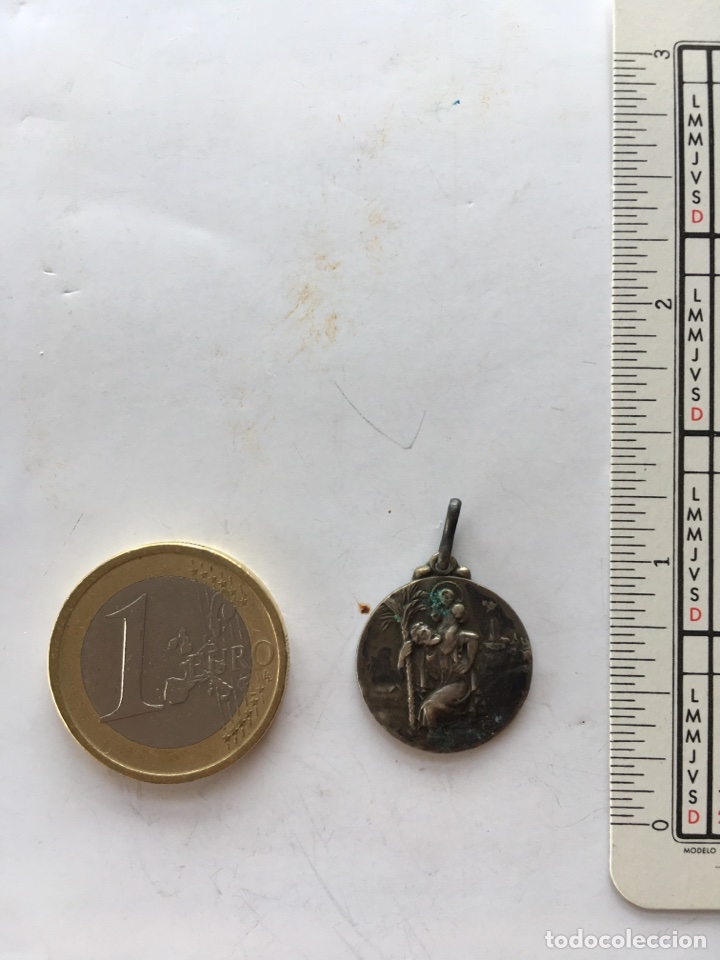 Antig&uuml;edades: Medalla &rdquo;San Crist&oacute;bal&rdquo; (h.1940?) - Foto 1