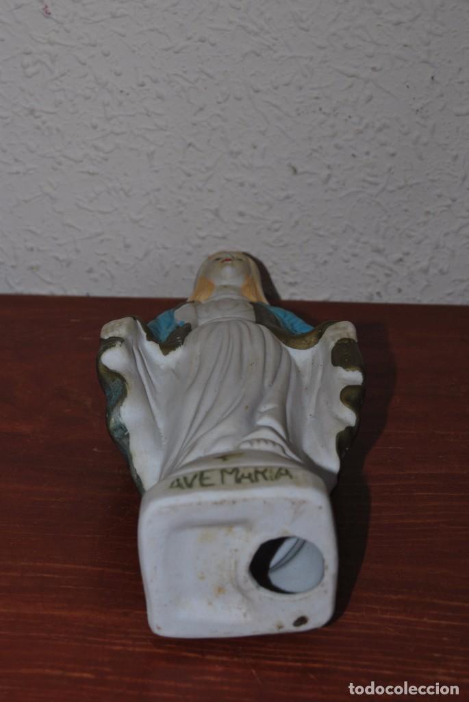 Antig&uuml;edades: FIGURA DE LA VIRGEN - BISCUIT - AVE MAR&Iacute;A - Foto 5