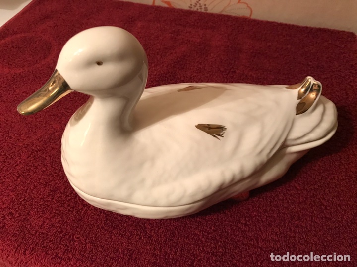 Antig&uuml;edades: Pato de Ceramica Espa&ntilde;ola.- - Foto 2