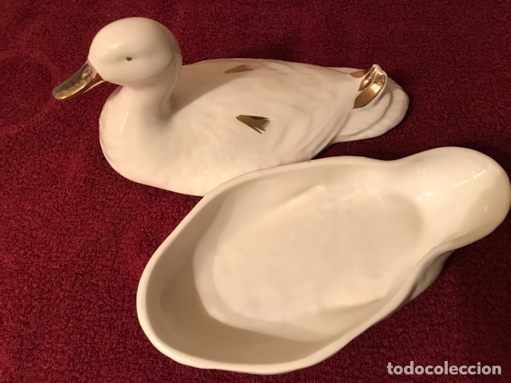 Antig&uuml;edades: Pato de Ceramica Espa&ntilde;ola.- - Foto 3