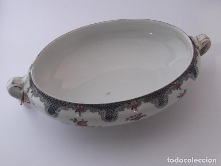 Antig&uuml;edades: SALSERA DE LOZA WHIELDON WARE BOW