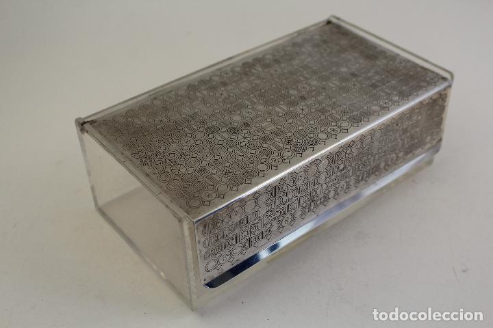 Antig&uuml;edades: caja servilletero plateada - Foto 3