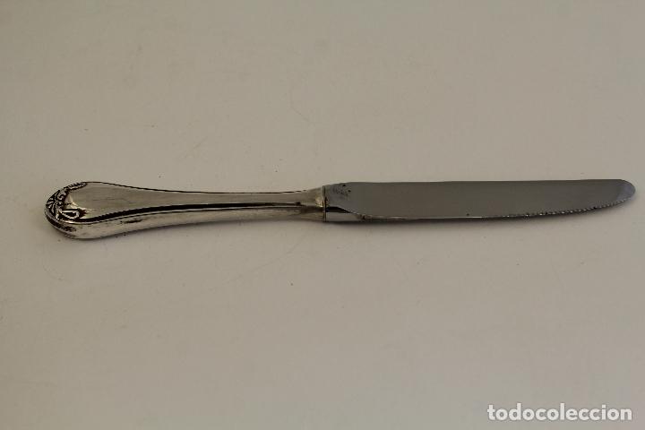 Antig&uuml;edades: cuchillo plateado cruz de malta - Foto 3