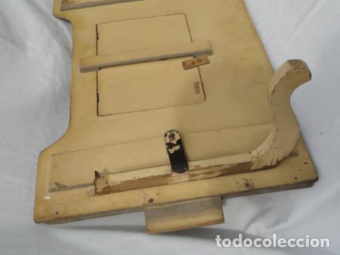 Antig&uuml;edades: ANTIGUA BANDEJA DE SERVICIO DE CAMA. - Foto 6