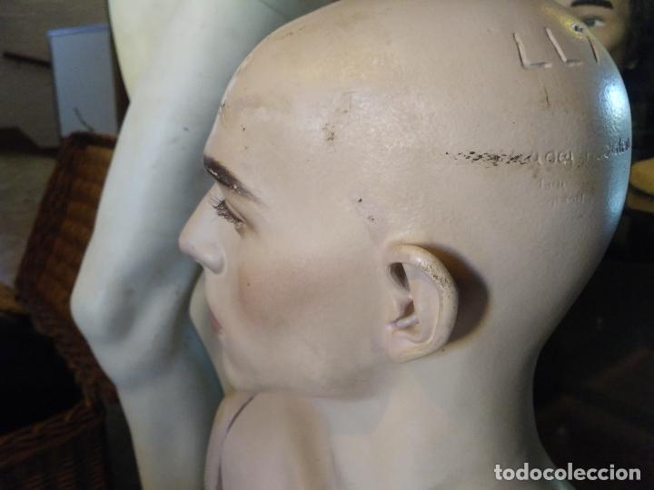 Antig&uuml;edades: Antiguo maniqui original de marca Adel rootstein - Foto 9