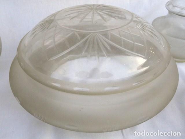 Antig&uuml;edades: L&Aacute;MPARA DE CRISTAL DESMONTADA 5 BRAZOS. - Foto 10