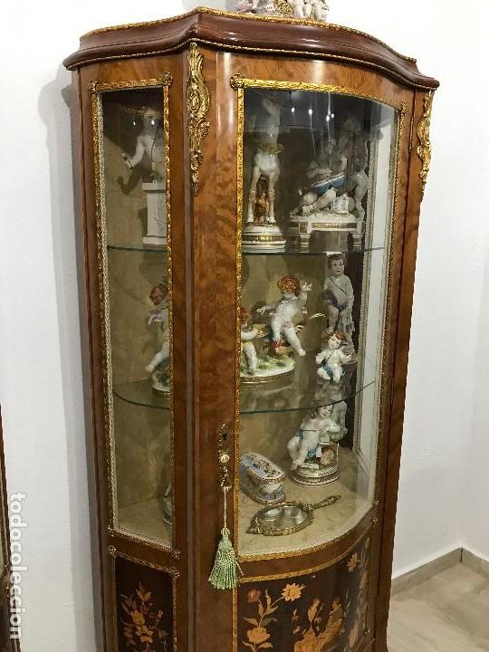 Antig&uuml;edades: Pareja de Vitrinas Royal - Foto 8
