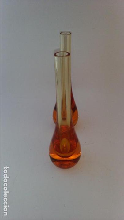 Antig&uuml;edades: VIOLETERO CRISTAL SUECO - Foto 1