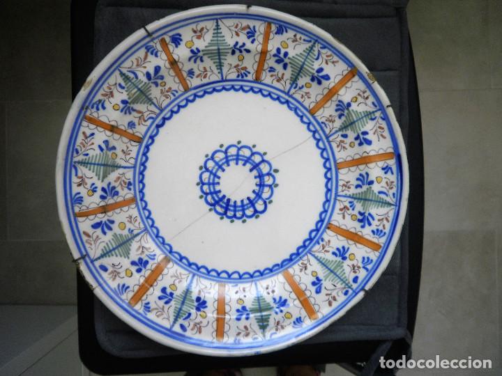 Antig&uuml;edades: Plato de cer&aacute;mica de Manises. - Foto 2