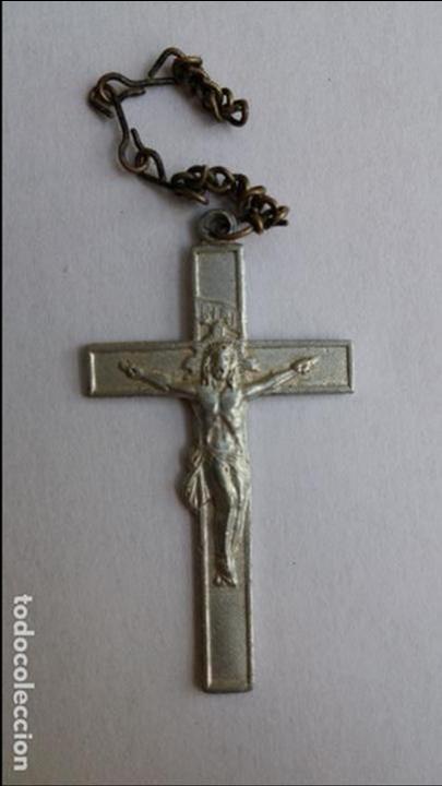 Antig&uuml;edades: Crucifijo de 4,2 x 2,3 cms - Foto 1