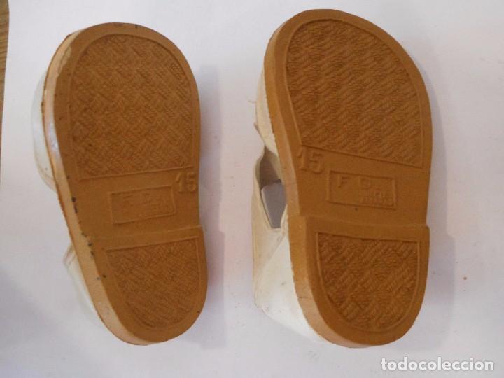 Antig&uuml;edades: Zapatos de beb&eacute; FD n&ordm;15 - Foto 3