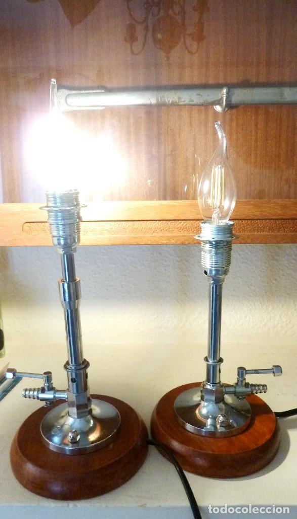 Antig&uuml;edades: Lamparas mechero laboratorio Busen - Foto 3