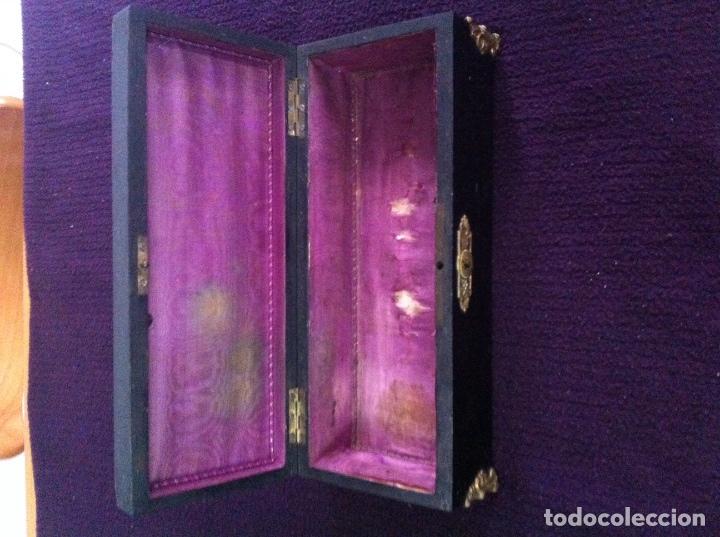 Antig&uuml;edades: Caja de laca antigua - Foto 2