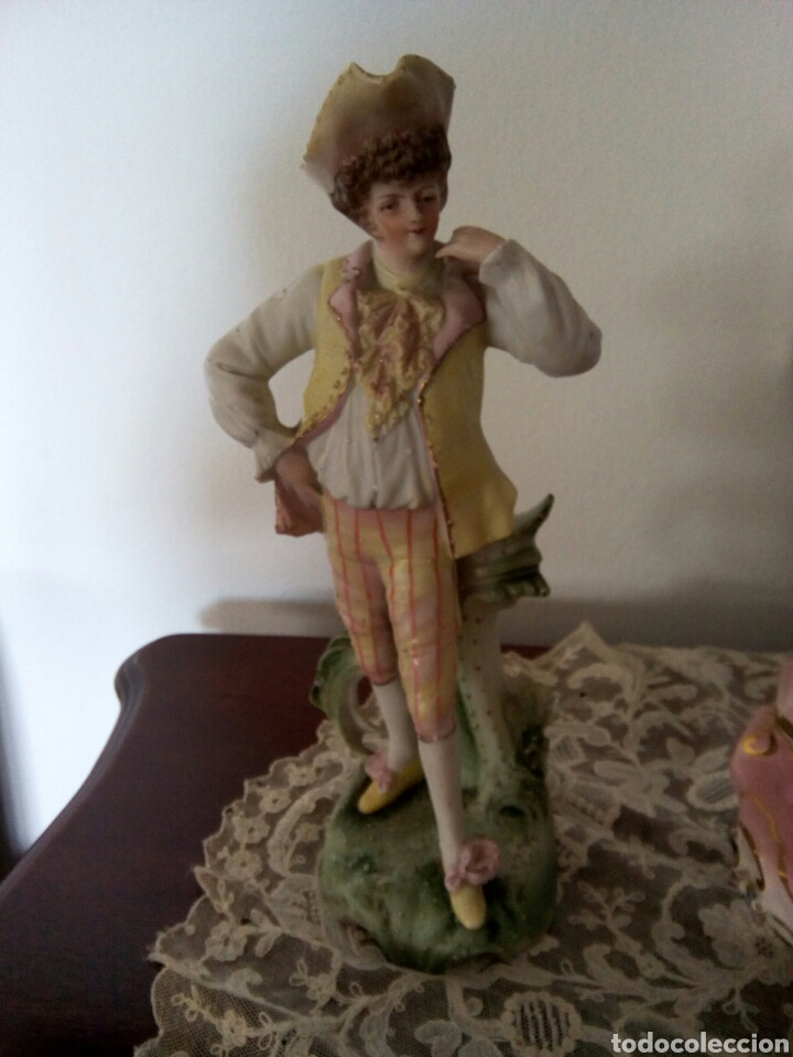 Antig&uuml;edades: * ANTIGUO BISCUIT DE PORCELANA FRANC&Eacute;S - Foto 1