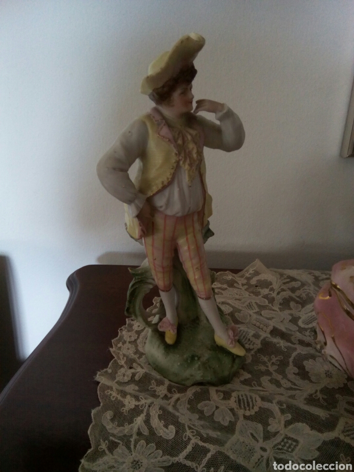 Antig&uuml;edades: * ANTIGUO BISCUIT DE PORCELANA FRANC&Eacute;S - Foto 2