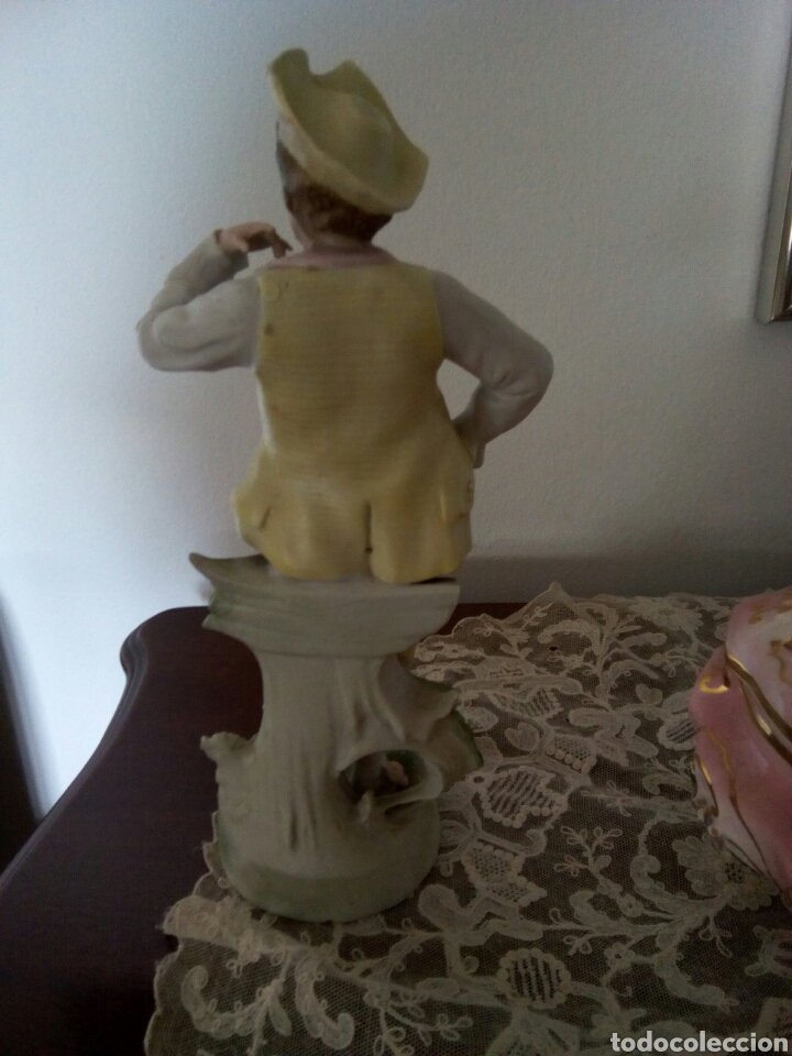 Antig&uuml;edades: * ANTIGUO BISCUIT DE PORCELANA FRANC&Eacute;S - Foto 4