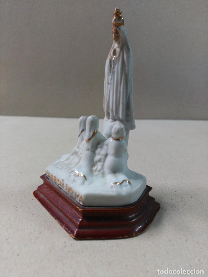 Antig&uuml;edades: VIRGEN DE FATIMA EN PORCELANA BISCUIT - Foto 3