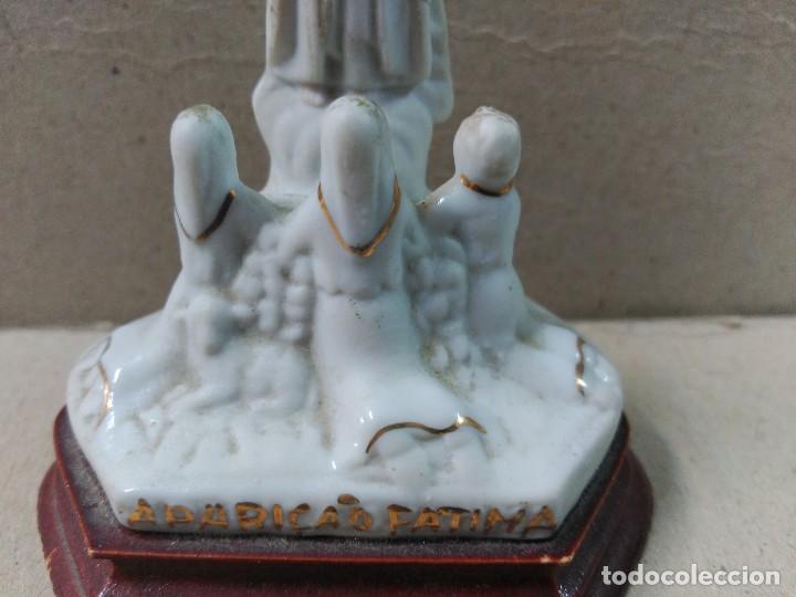 Antig&uuml;edades: VIRGEN DE FATIMA EN PORCELANA BISCUIT - Foto 10