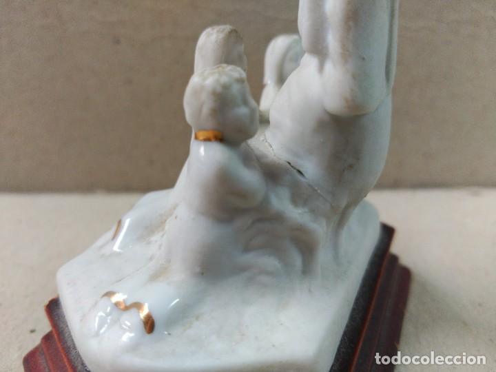 Antig&uuml;edades: VIRGEN DE FATIMA EN PORCELANA BISCUIT - Foto 11