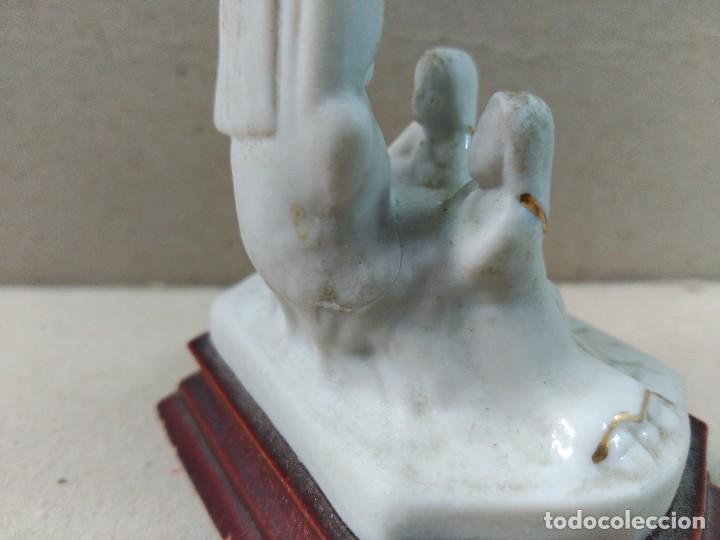 Antig&uuml;edades: VIRGEN DE FATIMA EN PORCELANA BISCUIT - Foto 12
