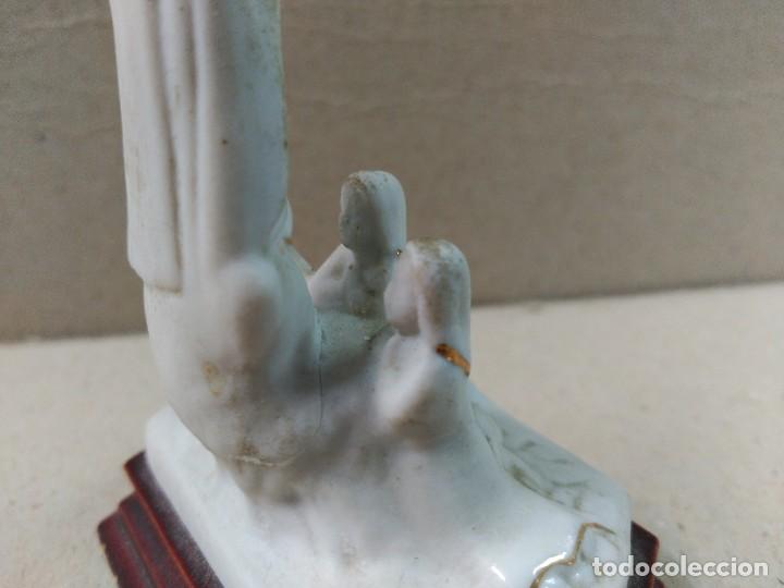 Antig&uuml;edades: VIRGEN DE FATIMA EN PORCELANA BISCUIT - Foto 14