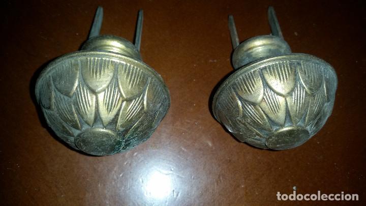 Antig&uuml;edades: 2  REMATES  PARA BARRA DE CORTINAS - Foto 1