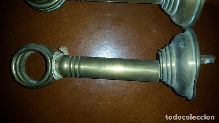 Antig&uuml;edades: 4 SOPORTES PARA BARRA DE CORTINAS - Foto 2