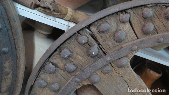 Antig&uuml;edades: ANTIGUA RUEDA DE CARRO GALLEGO - Foto 7