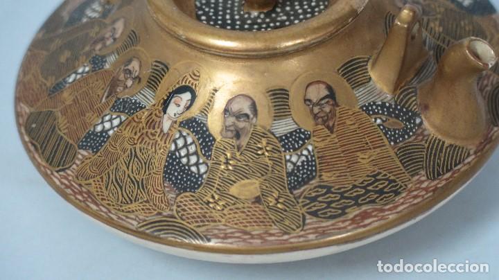 Antigüedades: ANTIGUA TETERA JAPONESA. SATSUMA. SIGLO XIX - Foto 7 - 89215532