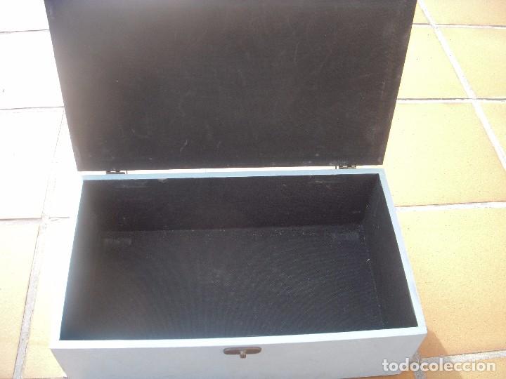 Antig&uuml;edades: Caja de madera vintage, sin estrenar - Foto 4
