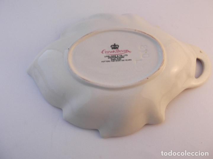 Antig&uuml;edades: PLATO ENTREMESERO PORCELANA DE CROWN DEVON - Foto 2