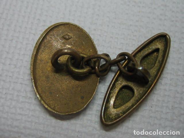 Antig&uuml;edades: Gemelo antiguo de caballero en laton - Foto 4