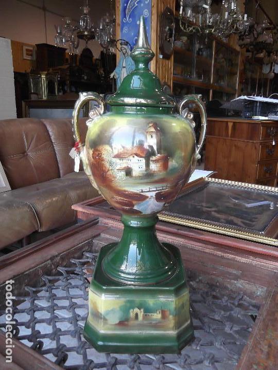 Antig&uuml;edades: JARRON LOZA POPULAR INGLESA - Foto 1