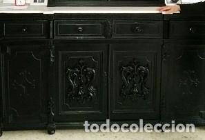 Antig&uuml;edades: Aparador de comedor isabelino - Foto 2