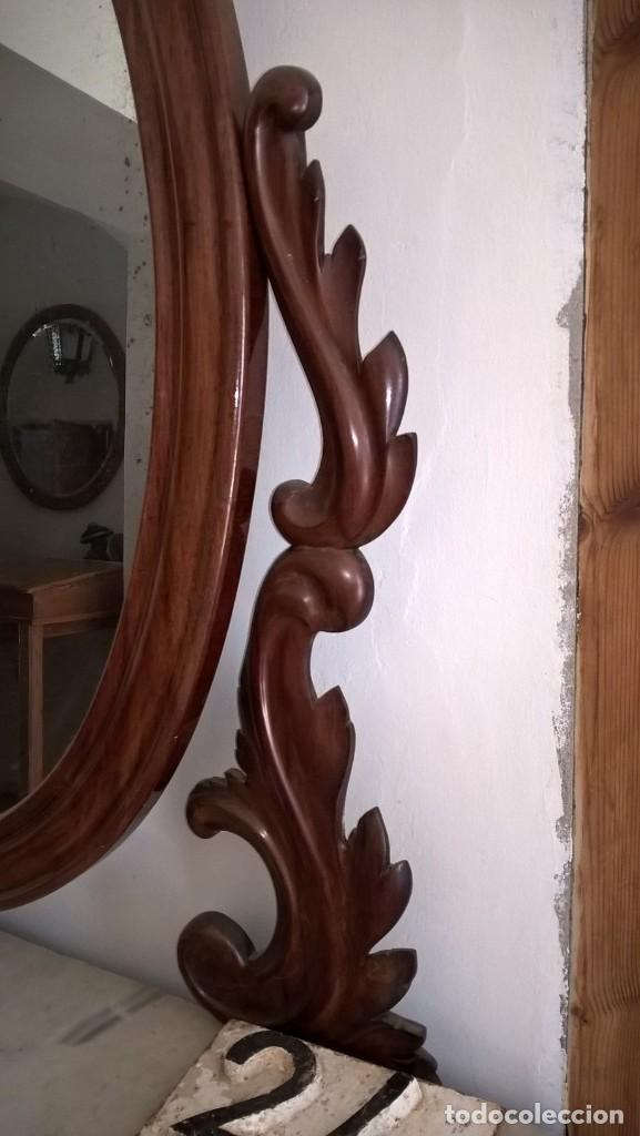 Antig&uuml;edades: Consola isabelina 1830 caoba - Foto 2