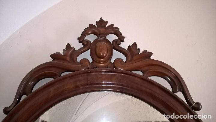 Antig&uuml;edades: Consola isabelina 1830 caoba - Foto 4