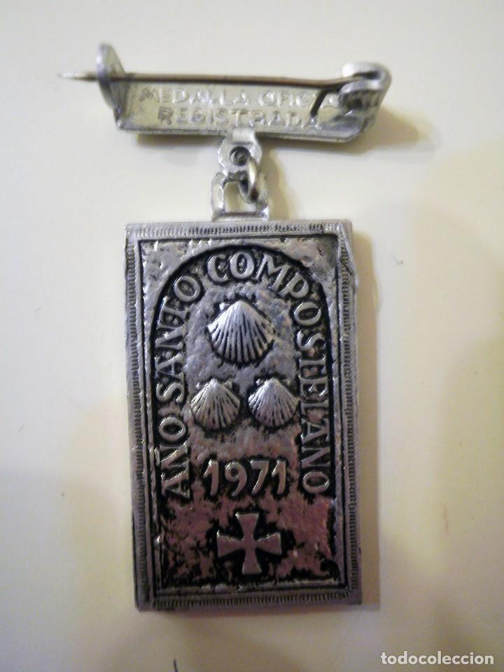 Antig&uuml;edades: MEDALLA A&Ntilde;O SANTO COMPOSTELANO 1971 - Foto 2