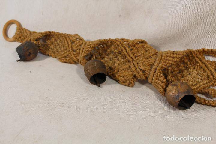 Antig&uuml;edades: cinturon de soga con campanas - Foto 4