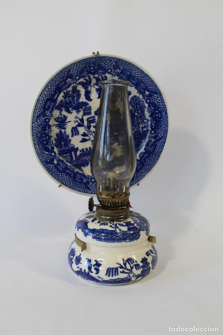 Antig&uuml;edades: quinqu&eacute; en porcelana - Foto 1