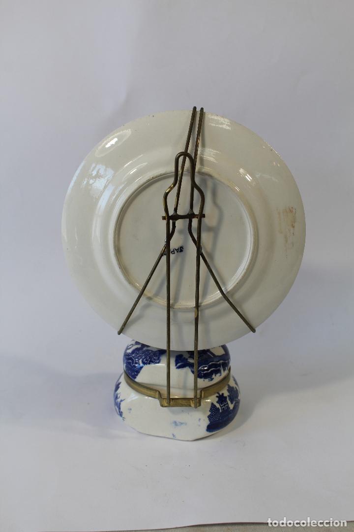 Antig&uuml;edades: quinqu&eacute; en porcelana - Foto 2