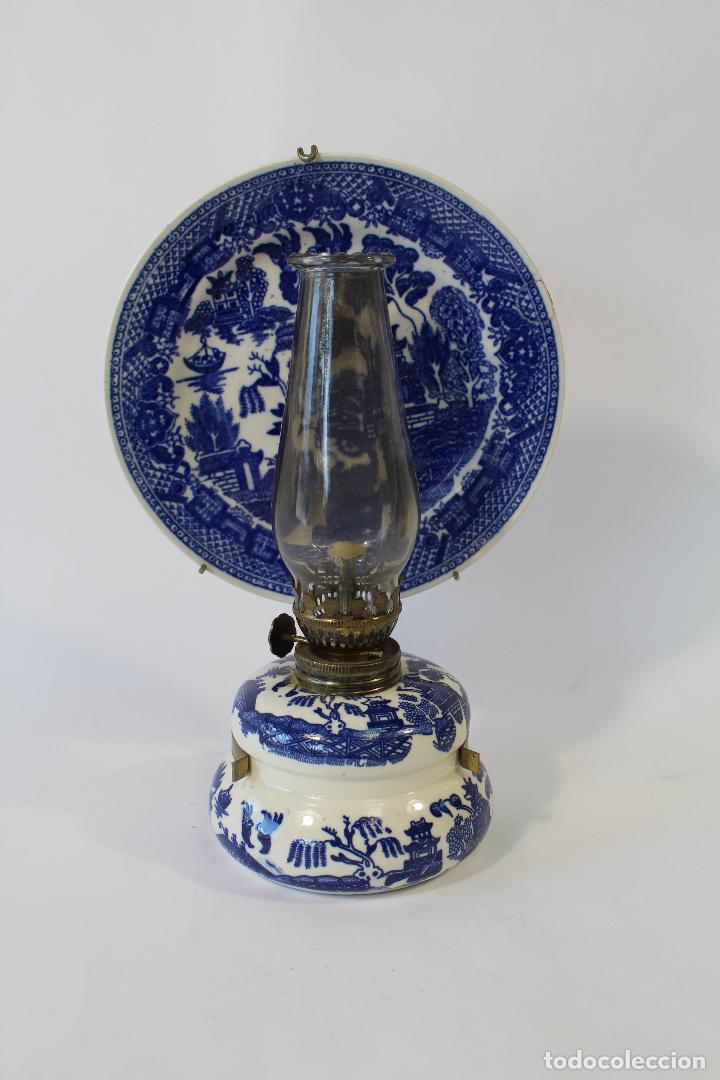 Antig&uuml;edades: quinqu&eacute; en porcelana - Foto 3