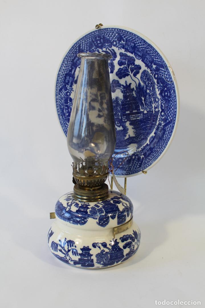Antig&uuml;edades: quinqu&eacute; en porcelana - Foto 4