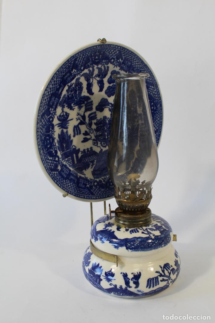 Antig&uuml;edades: quinqu&eacute; en porcelana - Foto 5