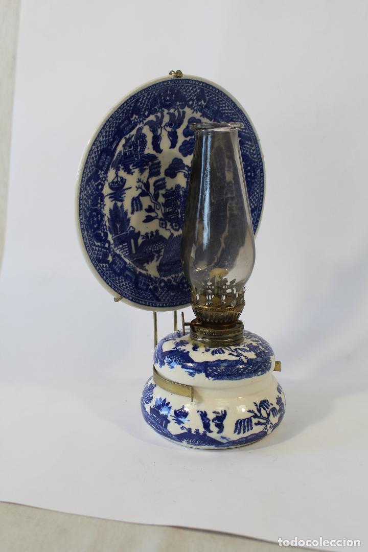 Antig&uuml;edades: quinqu&eacute; en porcelana - Foto 6